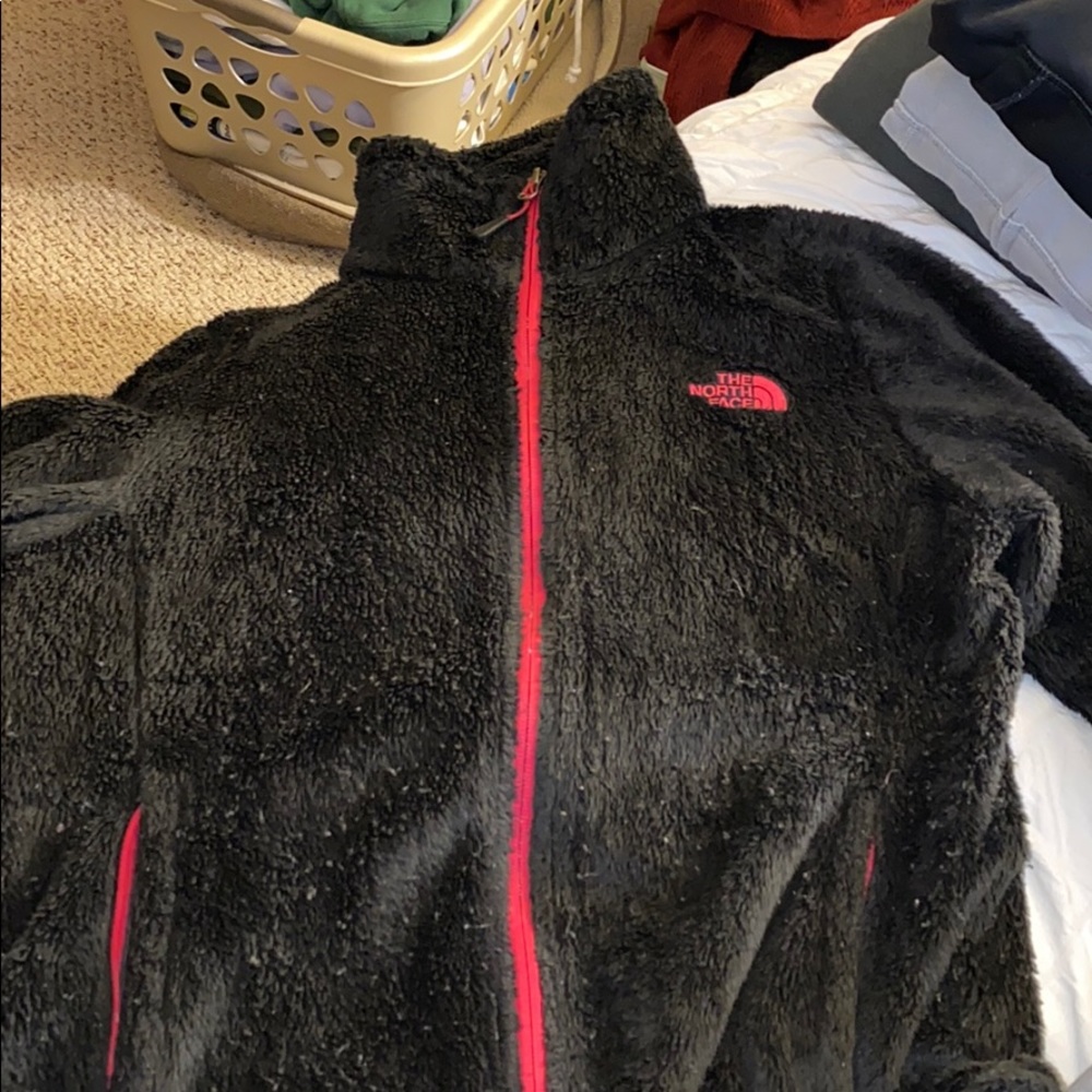Black and Pink Northface Jacket